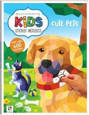 Cover for Hinkler Pty Ltd · Kaleidoscope Kids Sticker Mosaics: Cute Pets - Kaleidoscope Sticker Mosaics (Paperback Bog) (2020)