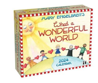 Cover for Mary Engelbreit · Mary Engelbreit's 2024 Day-to-Day Calendar: What a Wonderful World (Calendar) (2023)