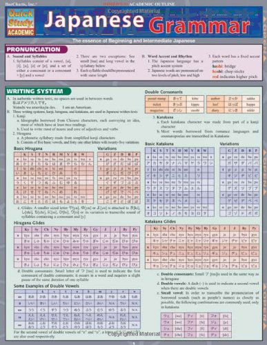 Cover for Sumiko Uo · Japanese Grammar (Map) [Lam Crds B edition] (2005)