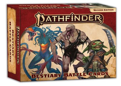 Pathfinder Bestiary Battle Cards (P2) - Paizo Staff - Brädspel - Paizo Publishing, LLC - 9781640782129 - 10 mars 2020