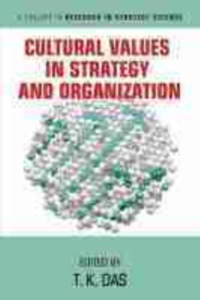 Cover for T. K. Das · Cultural Values in Strategy and Organization (Paperback Book) (2021)