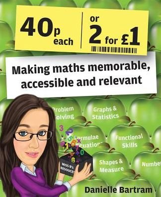 Forty Pence Each or Two for a Pound: Making maths memorable, accessible and relevant - Danielle Bartram - Kirjat - Crown House Publishing - 9781785830129 - maanantai 13. marraskuuta 2017