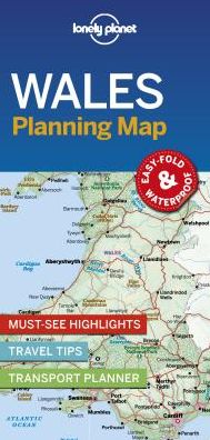 Cover for Lonely Planet · Lonely Planet Wales Planning Map - Map (Kartor) (2019)