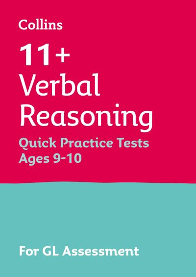 11+ Verbal Reasoning Quick Practice Tests Age 9-10 (Year 5): For the 2024 Gl Assessment Tests - Collins 11+ Practice - Letts 11+ - Books - Letts Educational - 9781844199129 - January 11, 2018