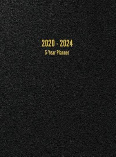 Cover for I S Anderson · 2020 - 2024 5-Year Planner: 60-Month Calendar (Black) (Gebundenes Buch) (2019)