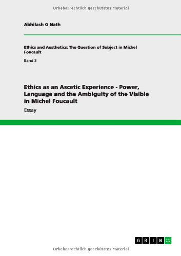 Cover for Abhilash G. Nath · G Nath:Ethics as an Ascetic Experience (Book) (2011)