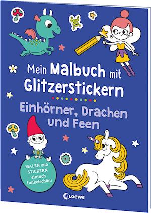 Cover for Mein Malbuch Mit Glitzersticker · EinhÃ¶rner (Book)