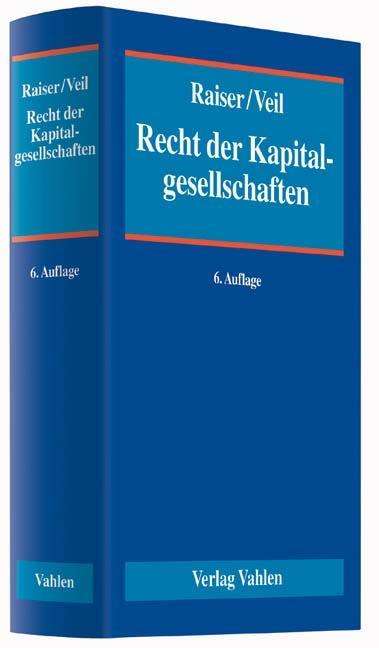 Cover for Raiser · Recht der Kapitalgesellschaften (Book)