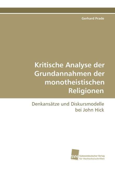 Cover for Prade · Kritische Analyse der Grundannahm (Book)