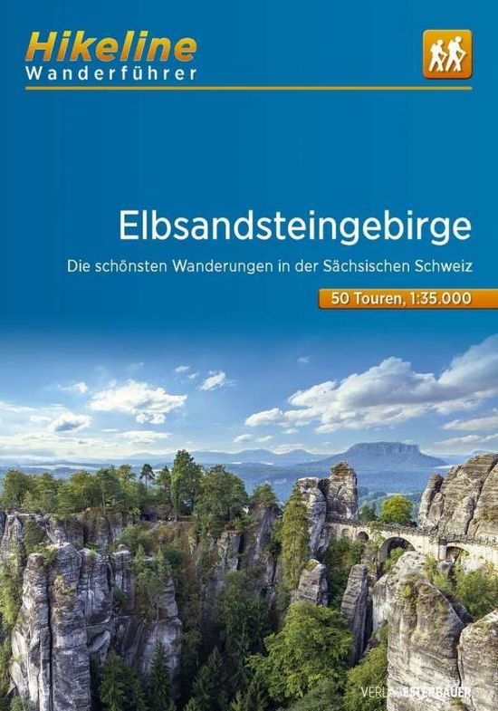 Cover for Esterbauer · Hikeline Wanderführer: Elbsandsteingebirge: Die schönsten Wanderungen in der Sächsischen Schweiz (Spiral Book) (2019)