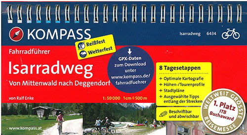 Kompass Fahrradführer 6434: Isarradweg von Mittenwald nach Deggendorf - Mair-Dumont / Kompass - Books - Kompass - 9783850264129 - May 31, 2012