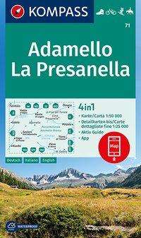 KOMPASS Wanderkarte Adamello, La Presan (Book)