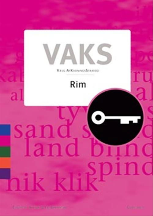 Cover for Elisabeth Arnbak; Ina Borstrøm · VAKS: Vaks - Rim (Sewn Spine Book) [1.º edición] (2008)