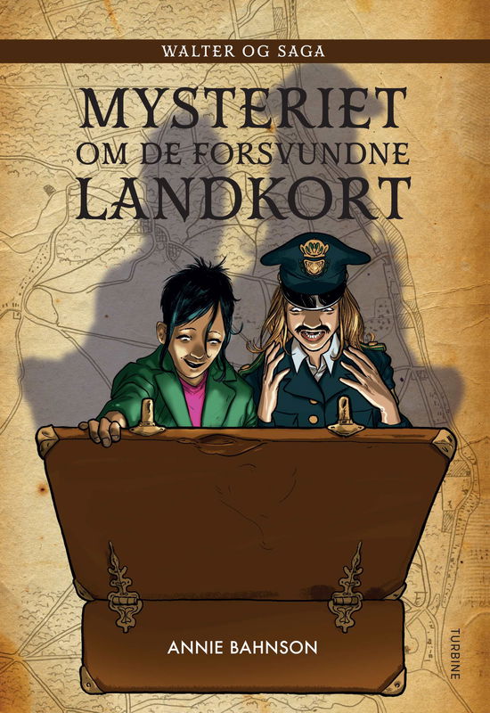 Cover for Annie Bahnson · Walter og Saga – Mysteriet om de forsvundne landkort (Gebundenes Buch) [1. Ausgabe] (2021)