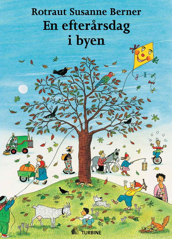 Cover for Rotraut Susanne Berner · En efterårsdag i byen (Cardboard Book) [1. wydanie] (2012)