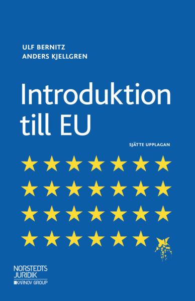 Cover for Anders Kjellgren Ulf Bernitz · Introduktion till EU (Paperback Book) (2018)