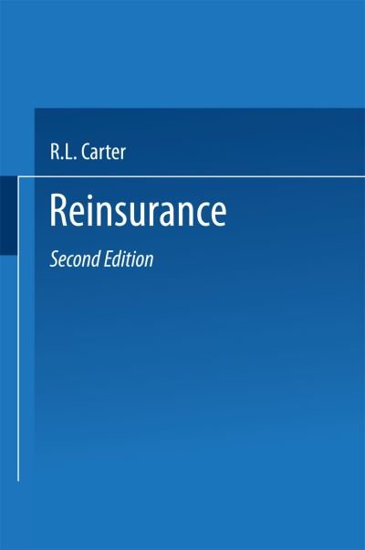 Cover for R L Carter · Reinsurance (Paperback Bog) [1983 edition] (2014)