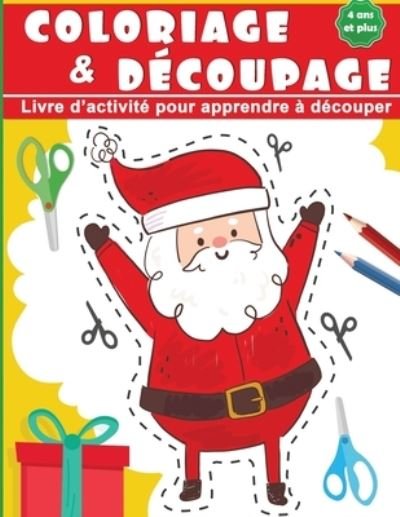 Cover for 3 Petites Feuilles Papeterie Créative · Coloriage &amp; Decoupage (Paperback Book) (2020)