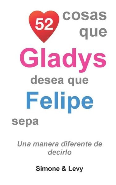 52 Cosas Que Gladys Desea Que Felipe Sepa - Simone - Boeken - Independently Published - 9798681518129 - 31 augustus 2020