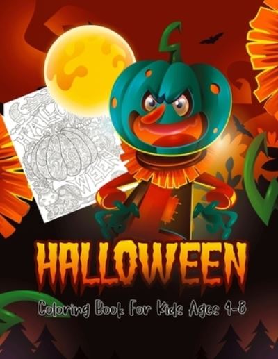 Cover for Anamul Coloring · Halloween Coloring Book for Kids Ages 4-8 (Paperback Book) (2020)