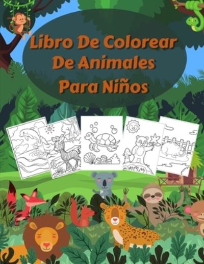 Cover for Esel Press · Libro De Colorear De Animales Para Niños (Paperback Book) (2021)
