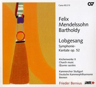 Cover for Mendelssohn Felix · Symphonie No. 52 (CD) (2009)