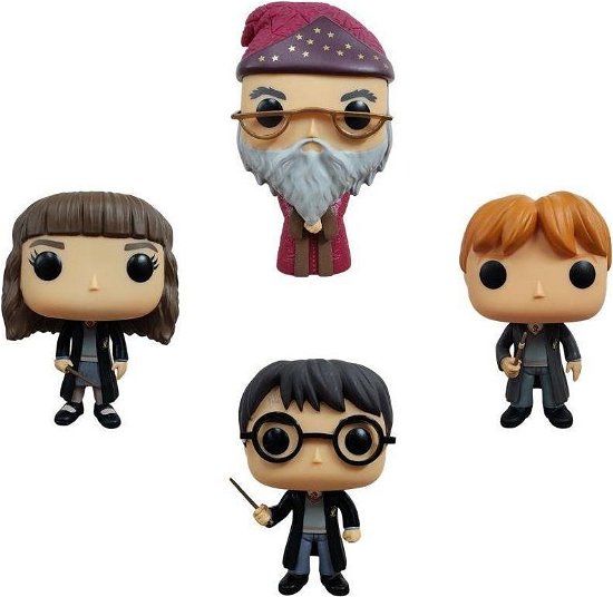 Harry Potter / Hermione Granger / Ron Weasley / Albus Dumbledore - Funko Pop! Harry Potter - Merchandise - Funko - 0889698691130 - 7. desember 2023