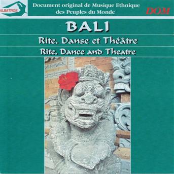 Cover for Bali · Rite, danse et th?tre (CD) (2017)