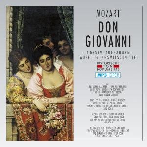 Cover for Wolfgang Amadeus Mozart (1756-1791) · Don Giovanni (4 Operngesamtaufnahmen im MP3-Format) (MP3-CD) (2011)