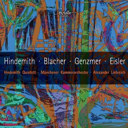 Cover for Blacher / Eisler / Genzmer / Hindemith / Liebreich · Works for Winds (CD) (2016)