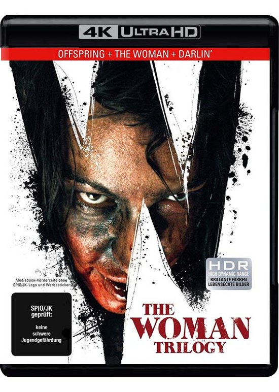 Cover for Van den Houten,andrew / Mckee,lucky / Mcintosh, · The Woman Trilogy-3-disc Mediabook (4k Ultra Hd) (4K UHD Blu-ray) (2020)