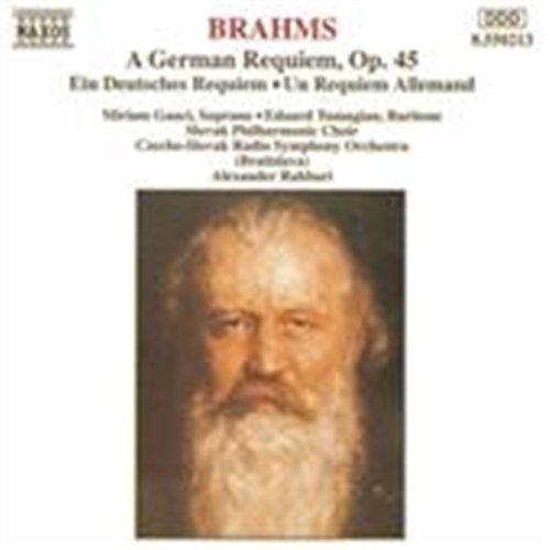 Brahmsgerman Requiem - Soloistscsrsorahbari - Musik - NAXOS - 4891030502130 - 31. december 1993