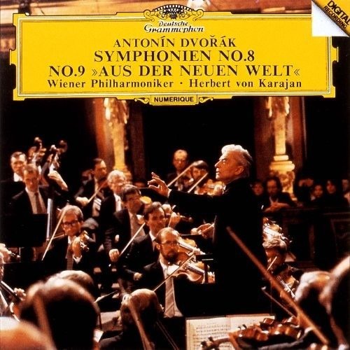 Cover for Dvorak / Karajan,herbert Von · Dvorak: Symphonies 8 &amp; 9 (Uhqcd) (CD) [Limited edition] (2018)