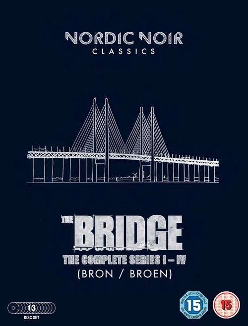 Cover for The Bridge Complete Series 14 DVD · The Bridge Season 1-4 (DVD) (2018)
