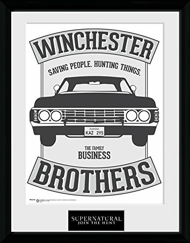 Winchester Framed Print 30cm x 40cm - Supernatural - Merchandise - SUPERNATURAL - 5028486360130 - 