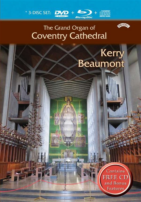 Cover for Kerry Beaumont · The Grand Organ Of Coventry Cathedral (Blu-Ray) (2018)