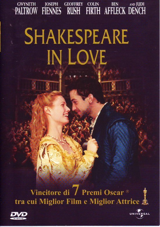 Shakespeare In Love - Shakespeare in Love - Elokuva - Universal - 5050582074130 - perjantai 1. maaliskuuta 2024