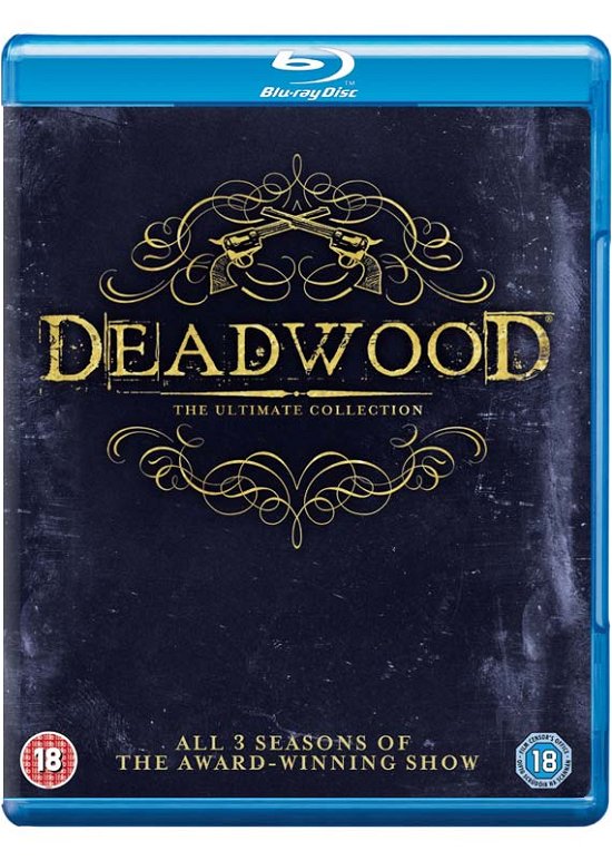 Cover for Deadwood: the Ultimate Collection · Deadwood Seasons 1 to 3 Complete Collection (Blu-ray) (2015)