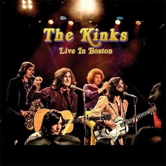 Cover for The Kinks · Live In Boston (Yellow Vinyl) (LP) (2024)