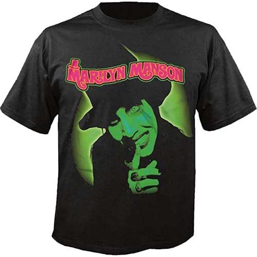 Marilyn Manson Unisex T-Shirt: Smells Like Children - Marilyn Manson - Merchandise - Bravado - 5055295388130 - 16. januar 2020