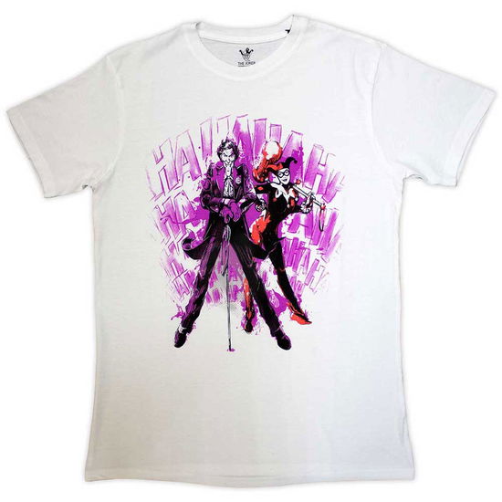 DC Comics Unisex T-Shirt: Joker - Harley & Joker Haha - DC Comics - Merchandise -  - 5056737230130 - 