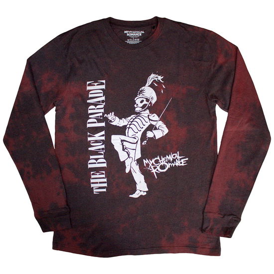 Cover for My Chemical Romance · My Chemical Romance Unisex Long Sleeve T-Shirt: Marching (Red) (Wash Collection) (CLOTHES) [size S] (2025)