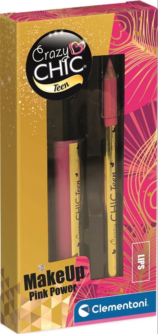 Cover for Clementoni · Clementoni Crazy Chic Lipgloss en Lippotlood Pink Power 2st. (Toys)