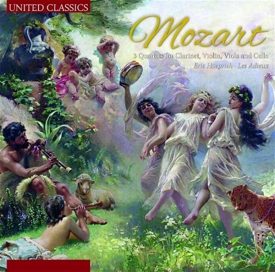 Cover for Wolfgang Amadeus Mozart · 3 Quartets for Clarinet, Violin, Viola &amp; Cello (CD) (2013)