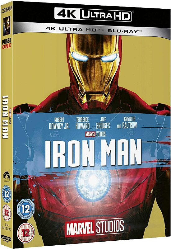 Cover for Iron Man (2008) (4K UHD Blu-ray) (2019)