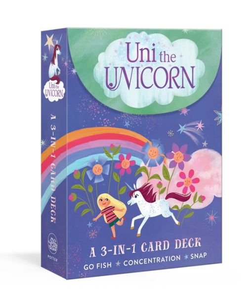 Cover for Amy Krouse Rosenthal · Uni the Unicorn 3-in-1 Card Deck: Card games include Crazy Eights, Concentration, and Snap (Flashkort) (2020)