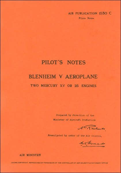 Cover for Air Ministry · Air Ministry Pilot's Notes - Pilot's Notes (Pocketbok) [Facsimile of 1942 edition] (2004)