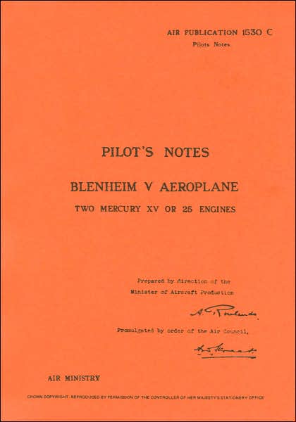 Cover for Air Ministry · Air Ministry Pilot's Notes - Pilot's Notes (Pocketbok) [Facsimile of 1942 edition] (2004)