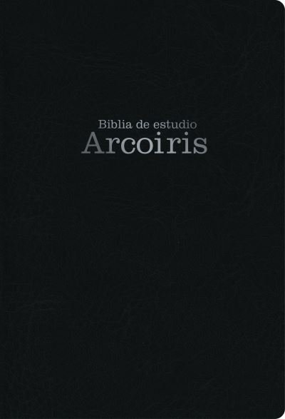 Cover for B&amp;H Español Editorial Staff · Mass Market RVR 1960 Biblia de Estudio Arco Iris, Negro Símil Piel (Bog) (2021)