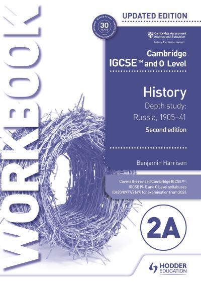 Cover for Benjamin Harrison · Cambridge IGCSE and O Level History Workbook 2B - Depth study: Germany, 1918–45 2nd Edition (Paperback Book) (2023)